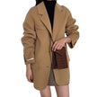 Double-sided Cashmere Women's Short Retro Woolen Coat
