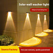Solar Outdoor Light Garden Wall Lamp
