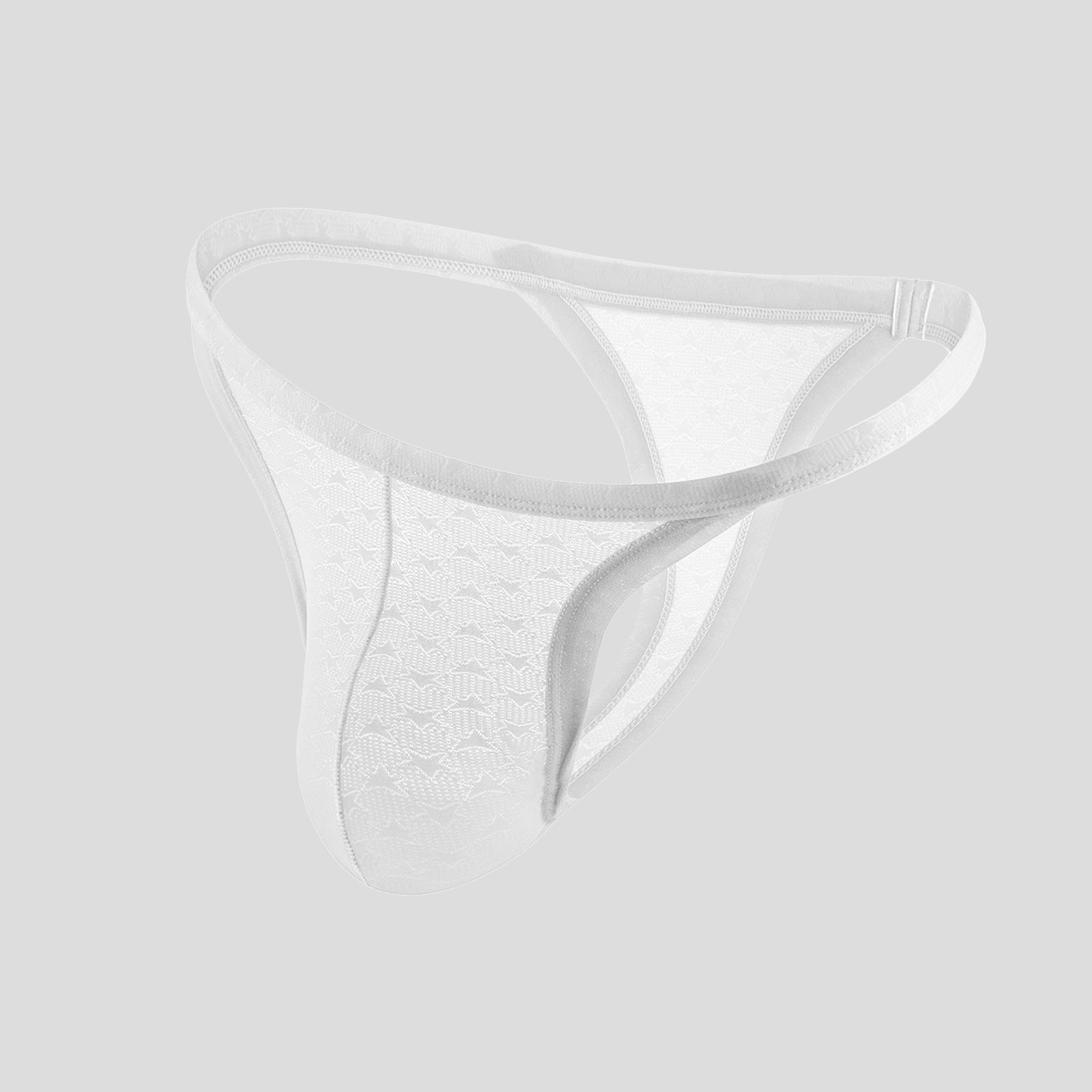 Men's XINGX Pattern Mesh Solid Color Thongs