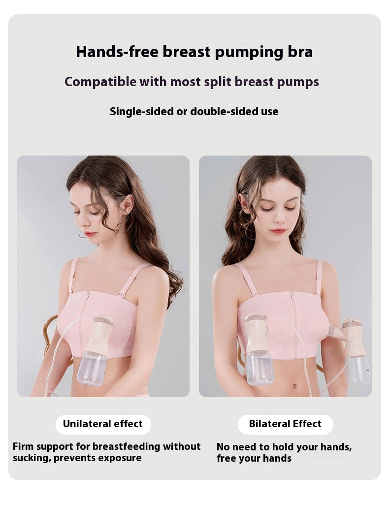 Cotton Hands-free Breast-sucking Underwear Breast  Special Maternity Bra