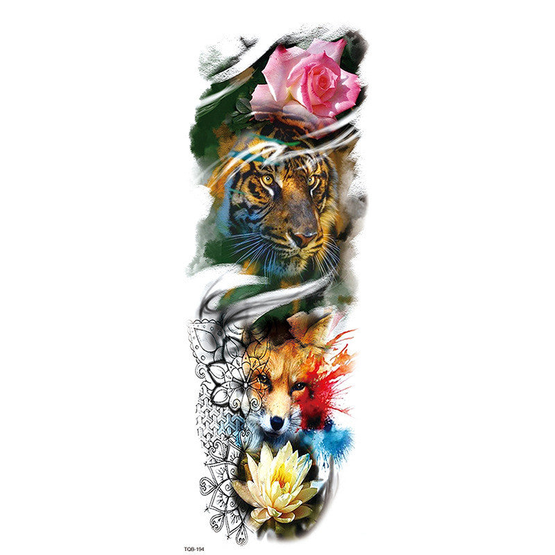 Jesus Virgin Crown Lion Waterproof Tattoo Stick