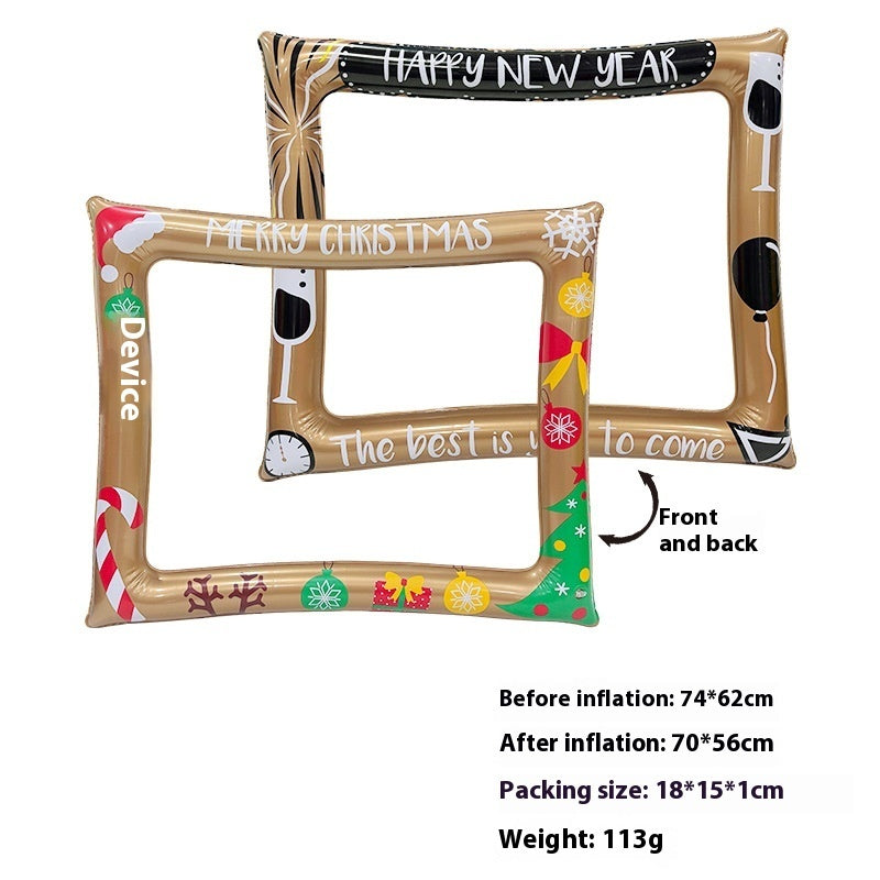 Christmas Creative Photo Props Inflatable Photo Frame