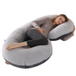 Crystal Velvet C-type Pregnancy Pillow For Sleeping On The Side