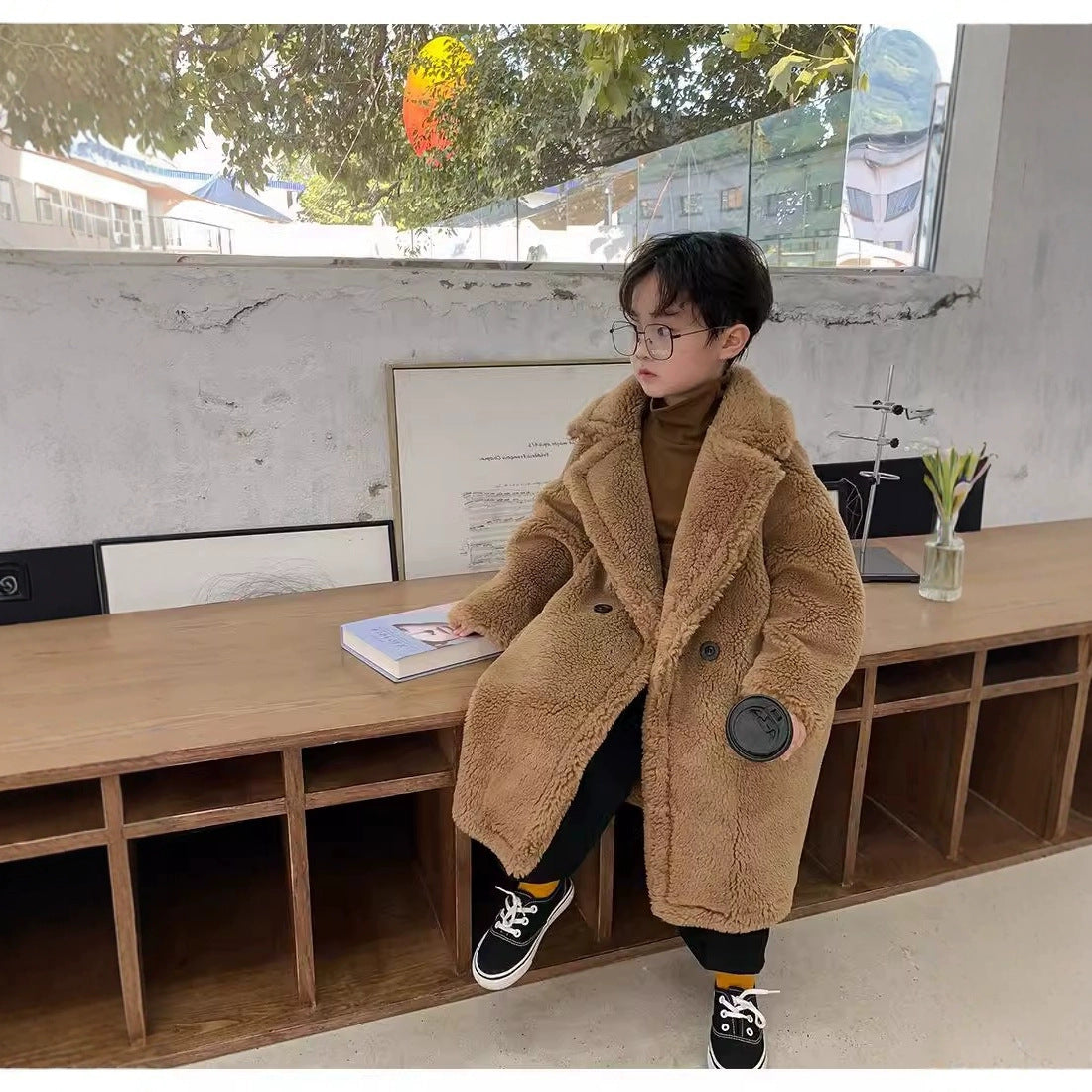Teddy Fleece Ultra-Soft Quilted Thick Long Coat