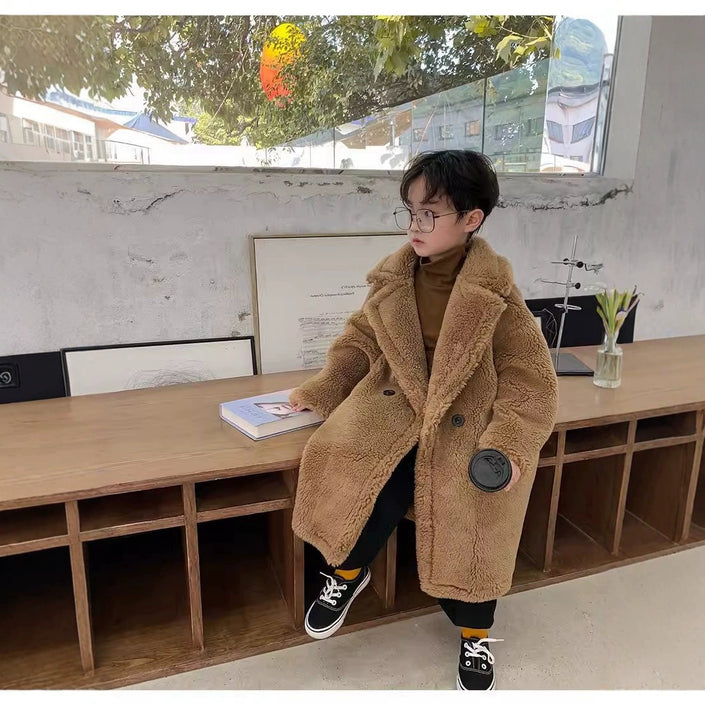 Teddy Fleece Ultra-Soft Quilted Thick Long Coat
