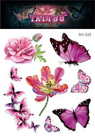 Waterproof Glitter Butterfly Tattoo Stick Gradient Tattoo