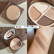 Four-color Matte Pearl Earth Tone Eyeshadow Palette