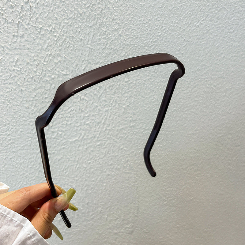 Headband For Thick Curly Hair, Thick Hair Medium Headbands For Women Invisible Hair Hoop, Square Headband Like Sunglasses, Curly Thick Hair Large Headband, Hairstyle Fixing Tool For Curly Hair