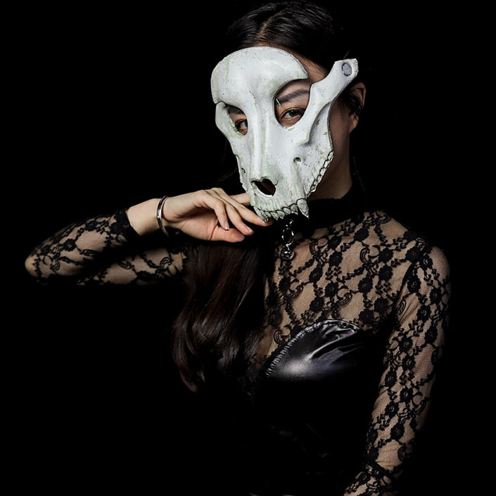 Billy Goat Bone Mask Full Face Animal Show Halloween
