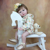 Reborn Baby Soft Rubber Cloth Body Doll