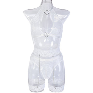 Underwear 5-piece Set Express Burst Lace Exquisite Chain Stitching