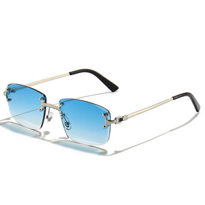 Delicate Wear Sunshade Metal Sunglasses