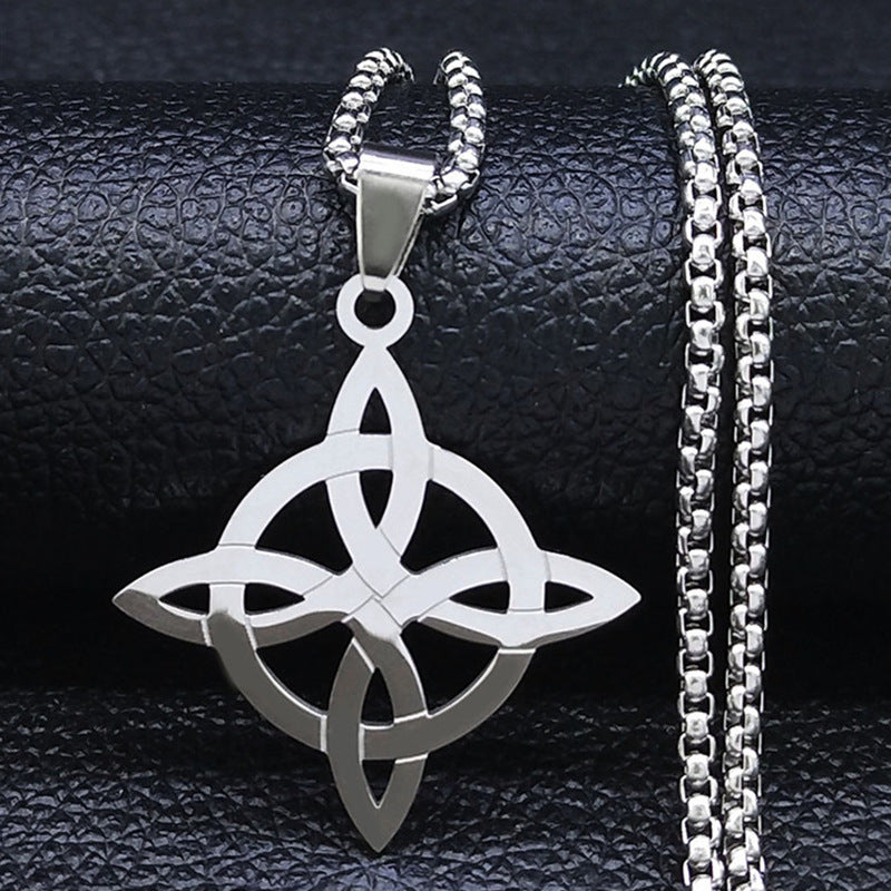 European And American Viking Rune Irish Knot Necklace