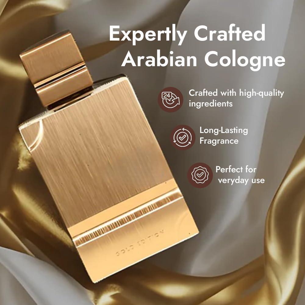 Amber Ebony Gold Edition Arabic Unisex Long-lasting Fragrance Perfume