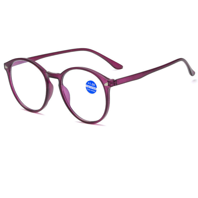 Anti-blue Light Retro Large Frame Reading Glasses