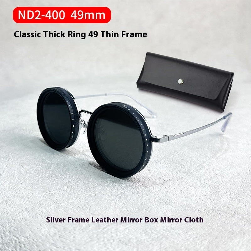Glasses Box Adjustable Light Reduction 9 Gear Glasses UV Protection