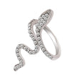 Rhinestone Snake Ring For Women Special-interest Design