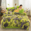 Mink Velvet Four-piece Printing Thickened Warm Bedding