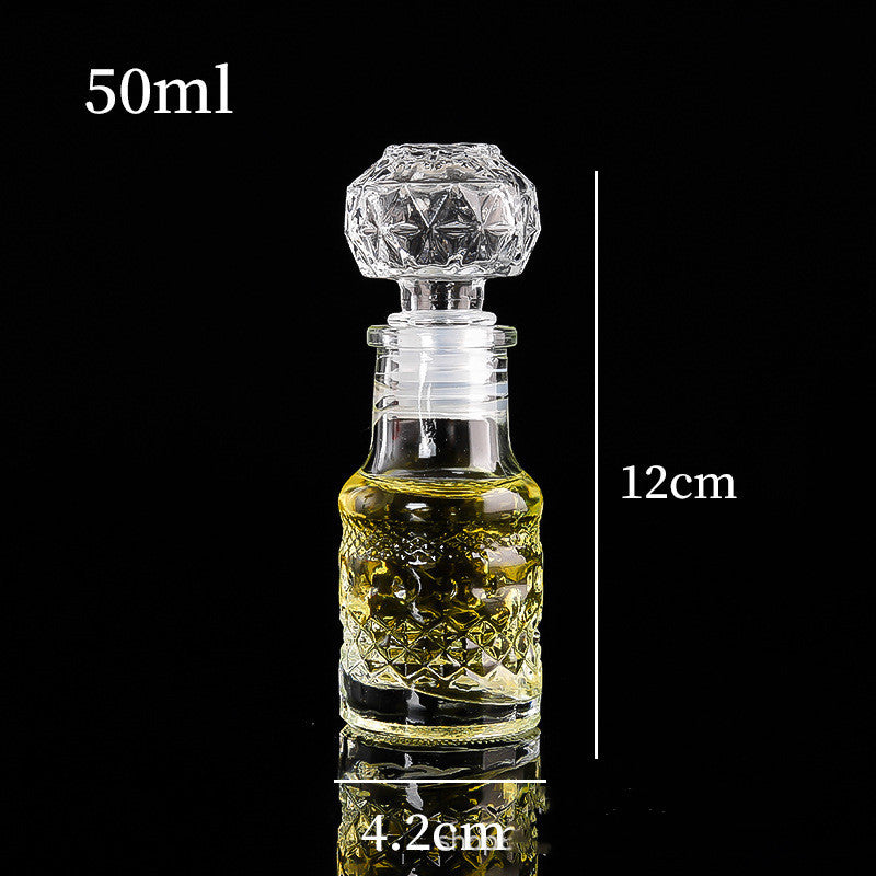 Creative Transparent Glass Wine Bottle