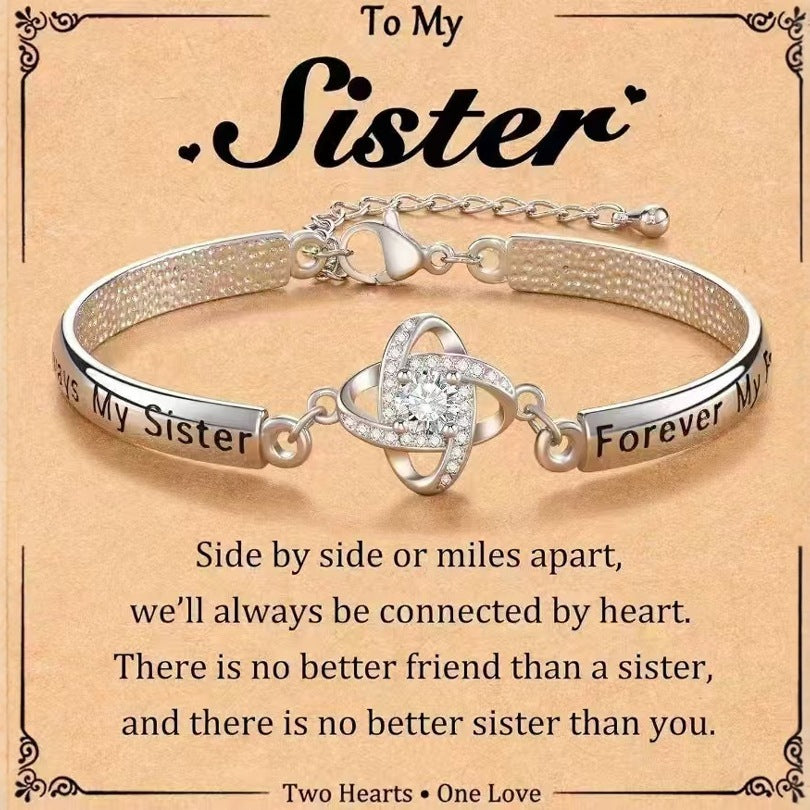 Lucky Four-Leaf Clover Bracelet Female Flower Girlfriends