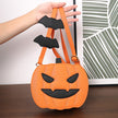 Funny Pumpkin Cartoon Shoulder Crossbody Bag With Bat Personalized Creative Female Bag
