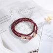 Natural Crystal Garnet Bracelet