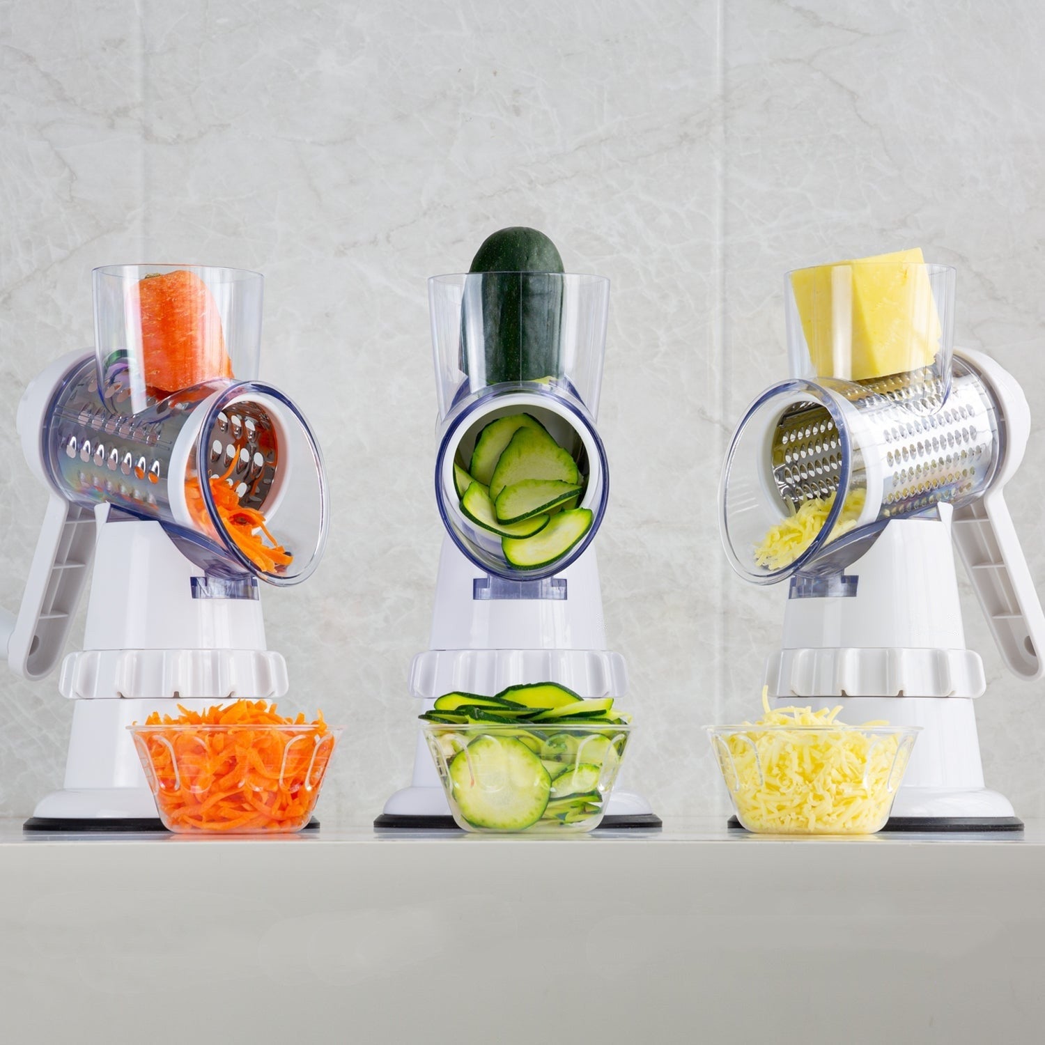 Alpscommerce 3 In 1 Vegetable Slicer Manual Kitchen Accessories