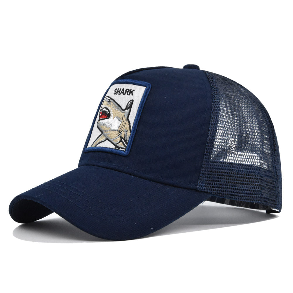 Embroidery Cock Summer Mesh Cap