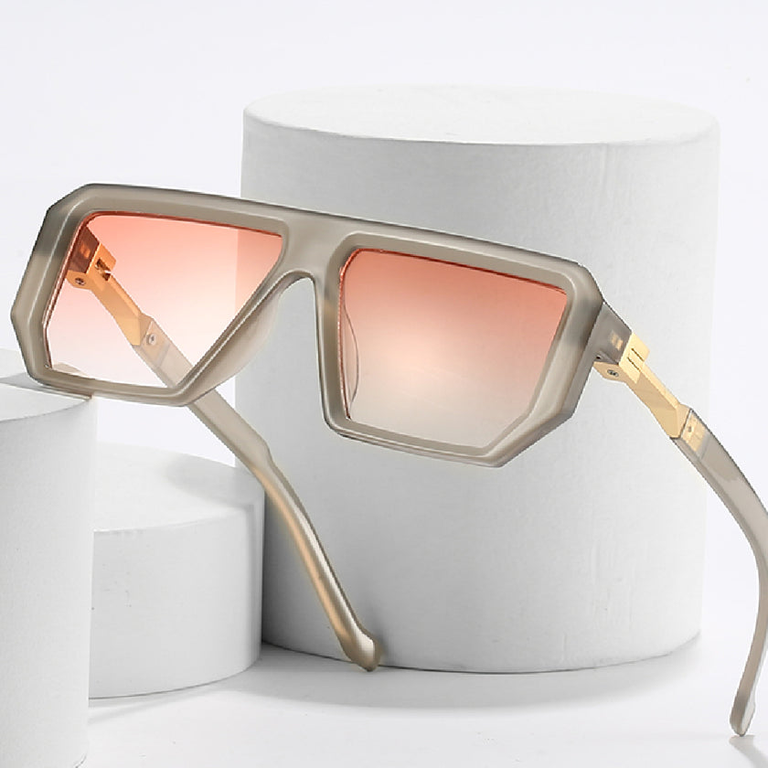 New European And American Retro Square Sunglasses