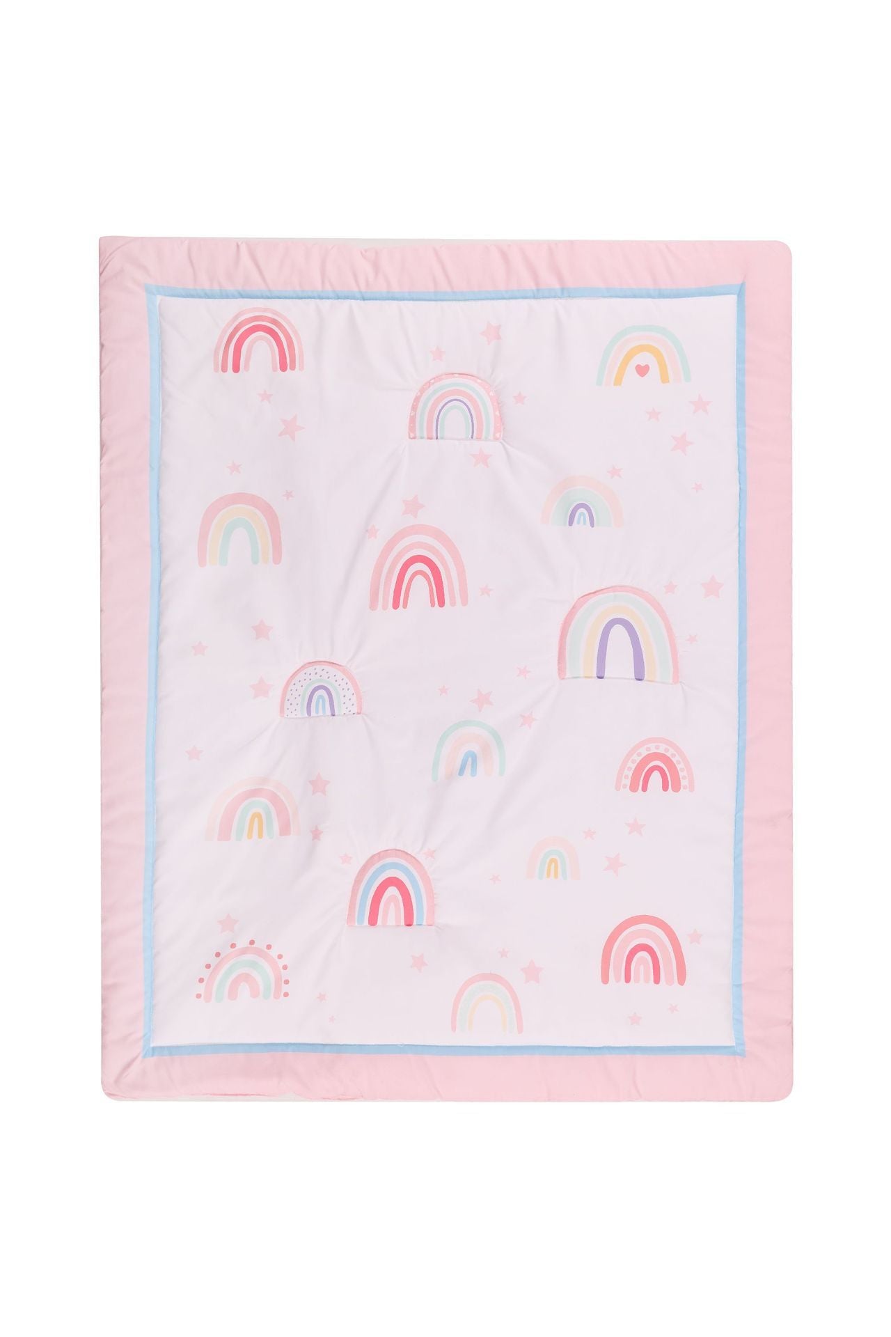 Children Quilt Fitted Sheet Single Bed Skirt Infant Bedding 3 pieces newborn kids bedding set