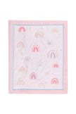 Children Quilt Fitted Sheet Single Bed Skirt Infant Bedding 3 pieces newborn kids bedding set