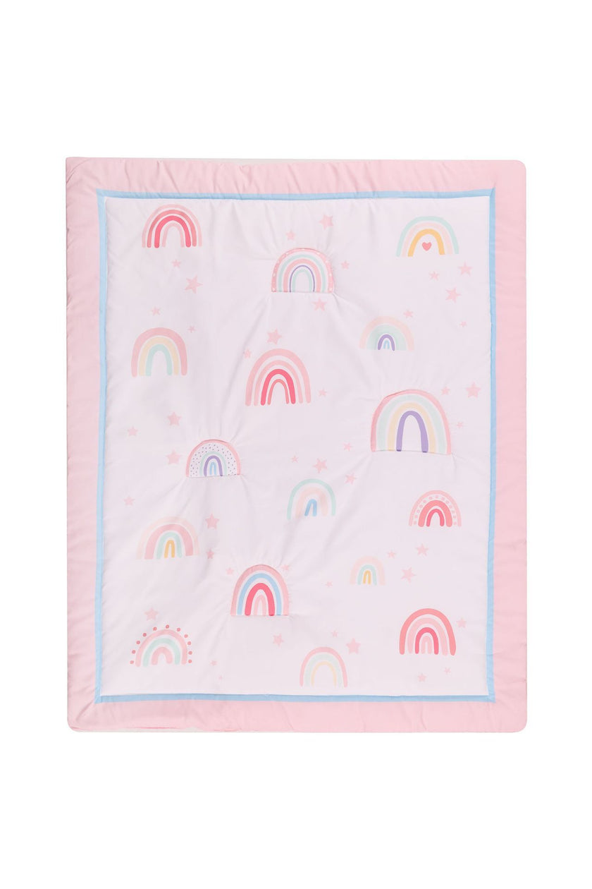 Children Quilt Fitted Sheet Single Bed Skirt Infant Bedding 3 pieces newborn kids bedding set