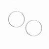 S925 Sterling Silver Big Circle Earrings Women