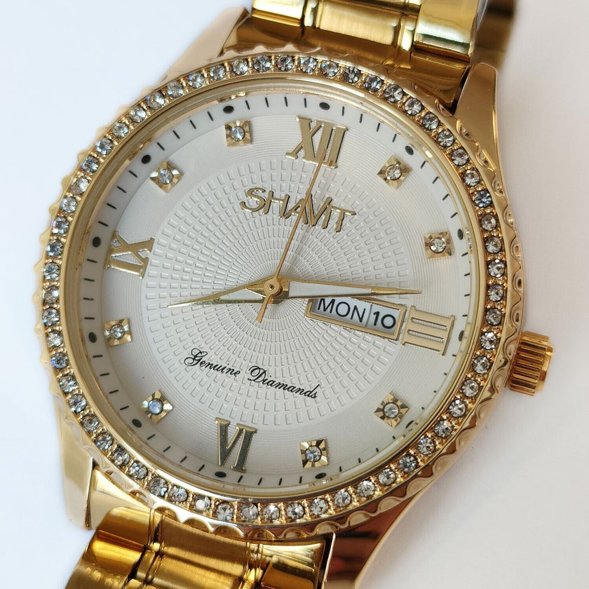 Men's Classic Stainless Steel Quartz Luminous Watch Luxury Wristwatch For MEN