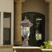 Vintage Outdoor Light Pole Lights, Waterproof Garden Patio Lights, Walkway & Driveway Lighting - One Piece No Bulb Unavailable Platforms