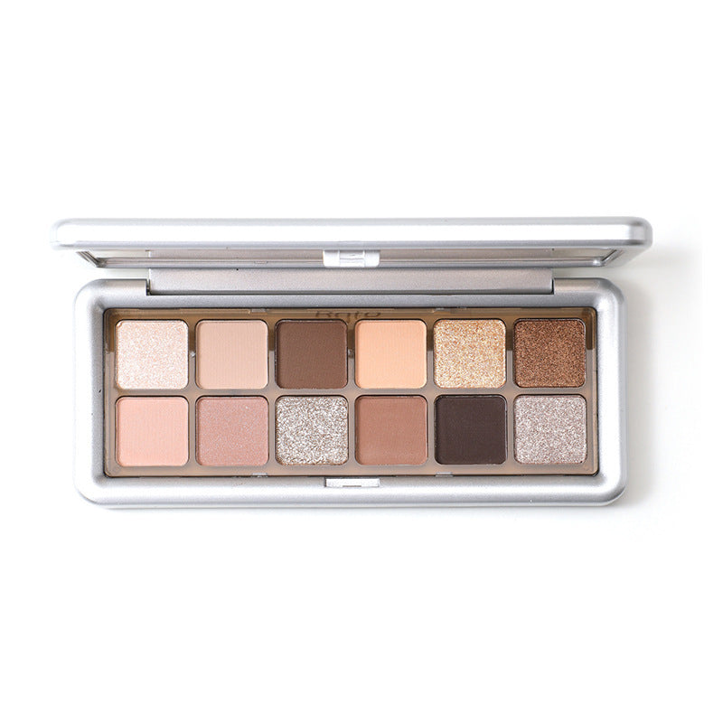 Cement Plate 12color Eye Shadow Pearl Matte Delicate Three-dimensional