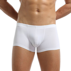 Men's Underwear Breathable Boxer Low Rise U Convex Boxer Shorts