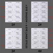New Eyeliner Eye Makeup Eyeshadow Makeup Template Makeup Sticker 4 Pieces Reusable And Flexible Eyeliner Tape & Eyeshadow