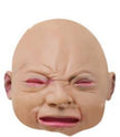 Crying Mask Funny S Y Angry Baby Face Latex Mask Headgear Halloween