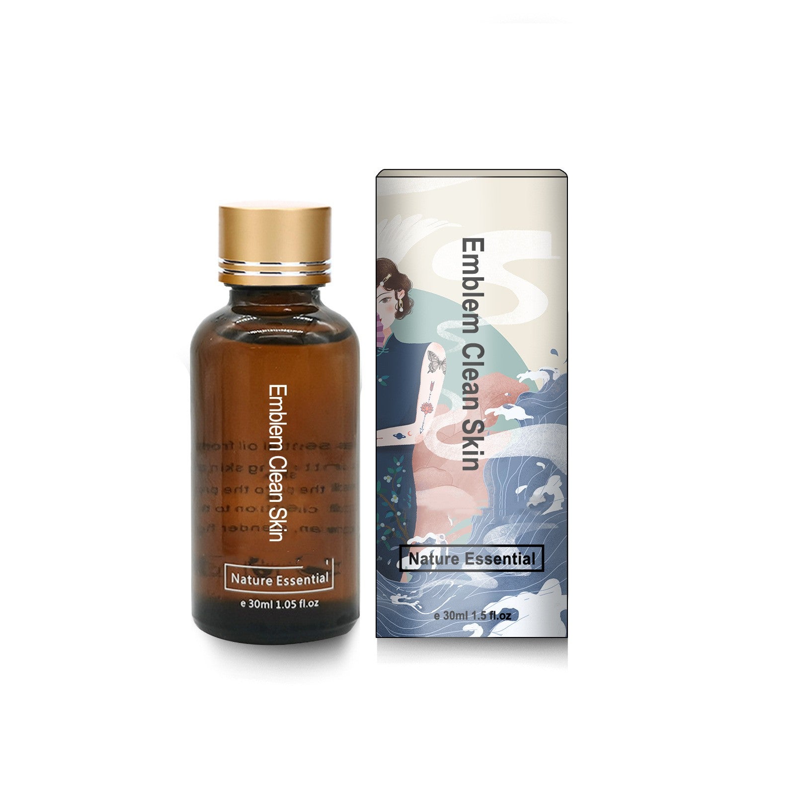 Tattoo Cleaning Agent Solution To Dilute Embroidery Pattern