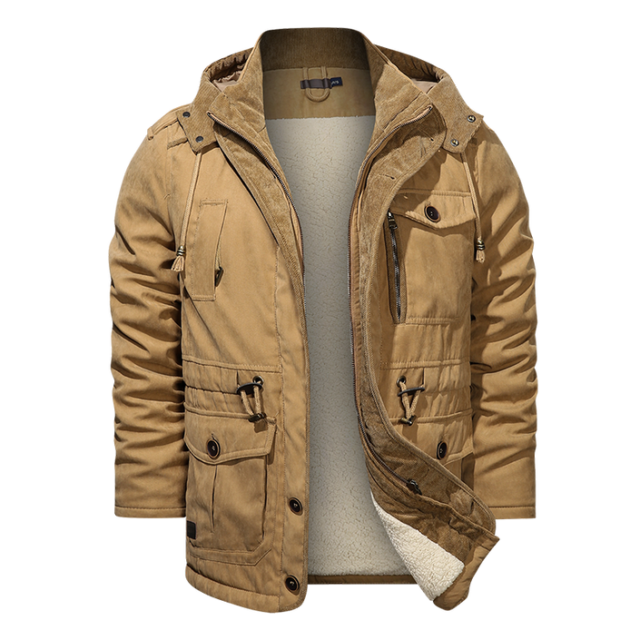 Jacket Men Cotton Casual Parkas Jacket Coat Men Brand Loose Parkas