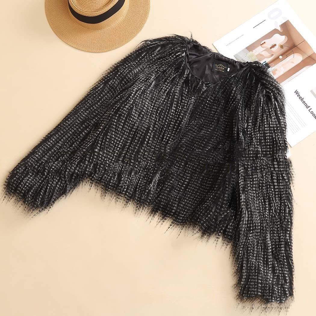 Fur Coat Women's Clothing Short Warm
