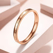 Stainless Steel Ring For Women Niche And High-end