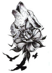 Original Personality Wolf Tattoo Sticker Animal