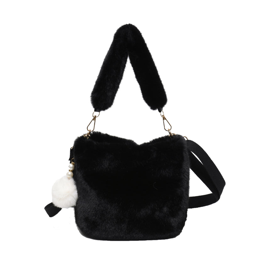 Women's Fashion One-shoulder Portable Crossbody Bucket Bag