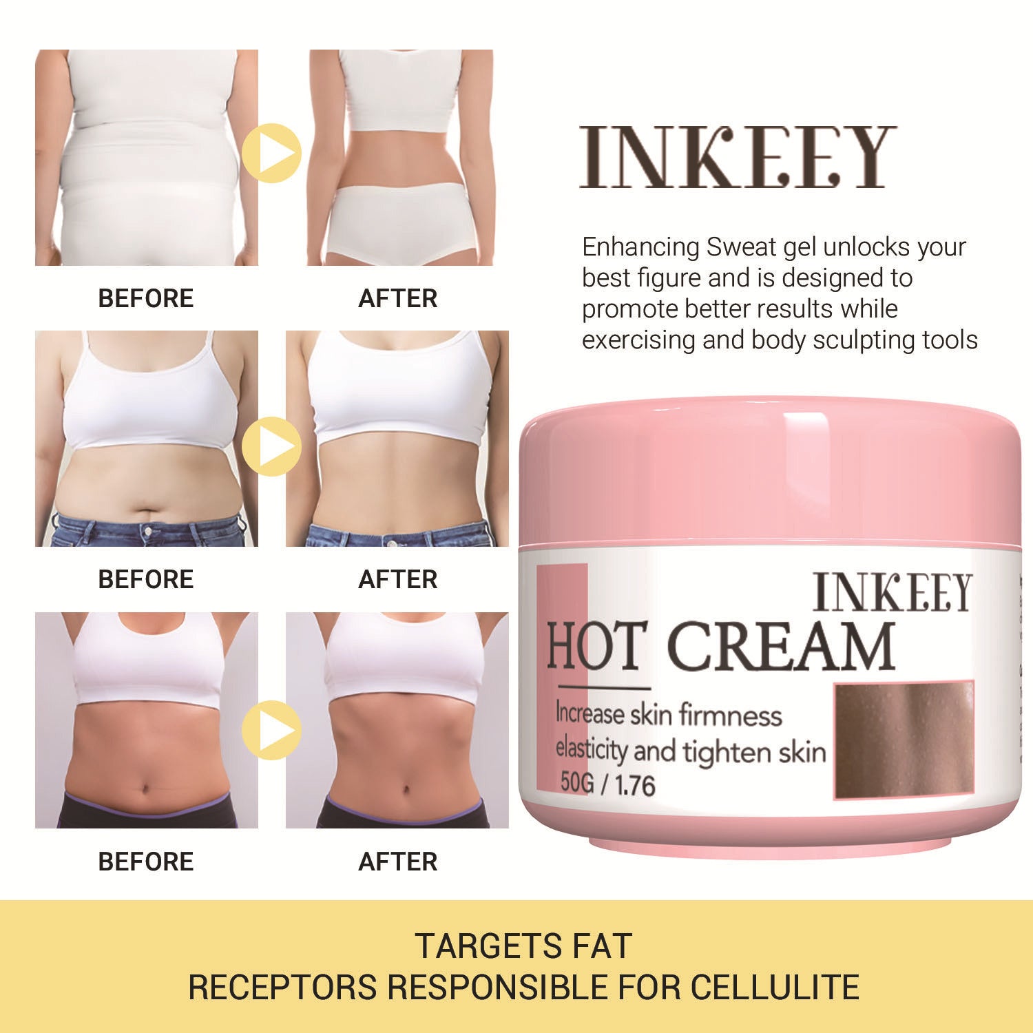 Firming Fat Burning Cream 50g Full Body Before Exercise