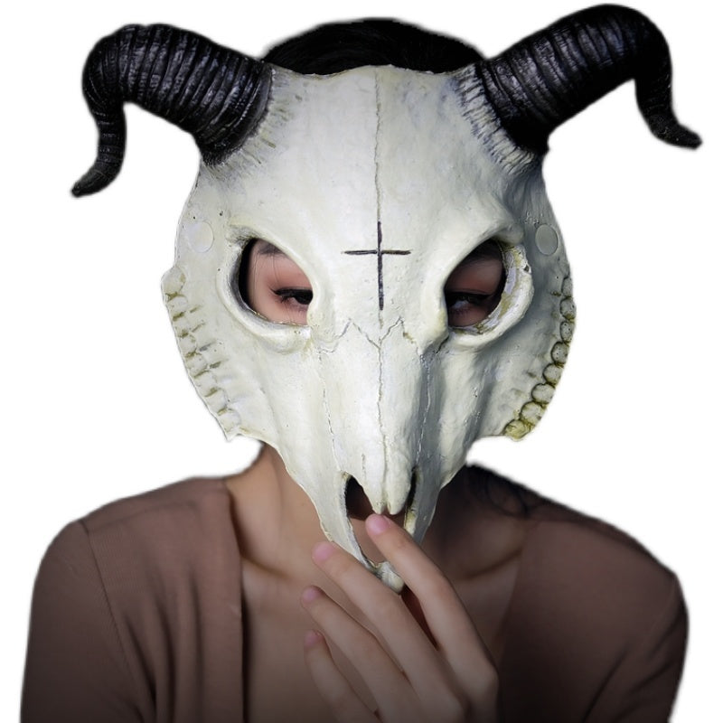 Billy Goat Bone Mask Full Face Animal Show Halloween