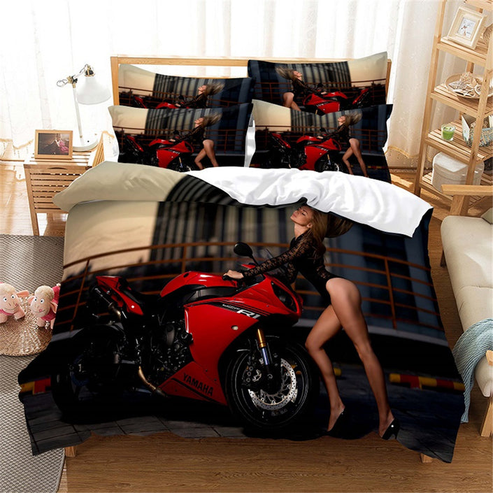 Home Textile Quilt Cover Bedding Four Piece Set