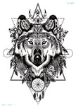 Original Personality Wolf Tattoo Sticker Animal
