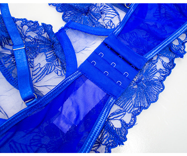 Lace Embroidery Underwear Set Cute Girl